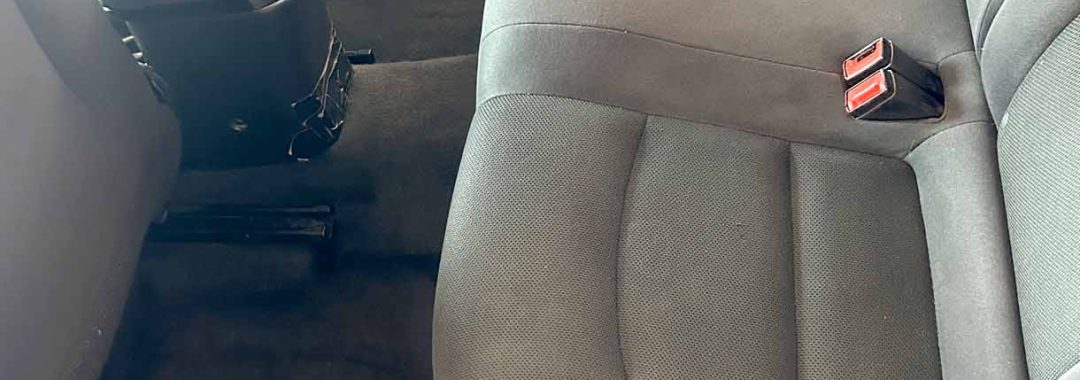 High Performance Pressure Washing Chevy Cruz Back Seat Driver Side Interior After Cleaning