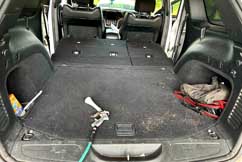 High Performance Pressure Washing  Jeep Cargo Area Before Cleaning